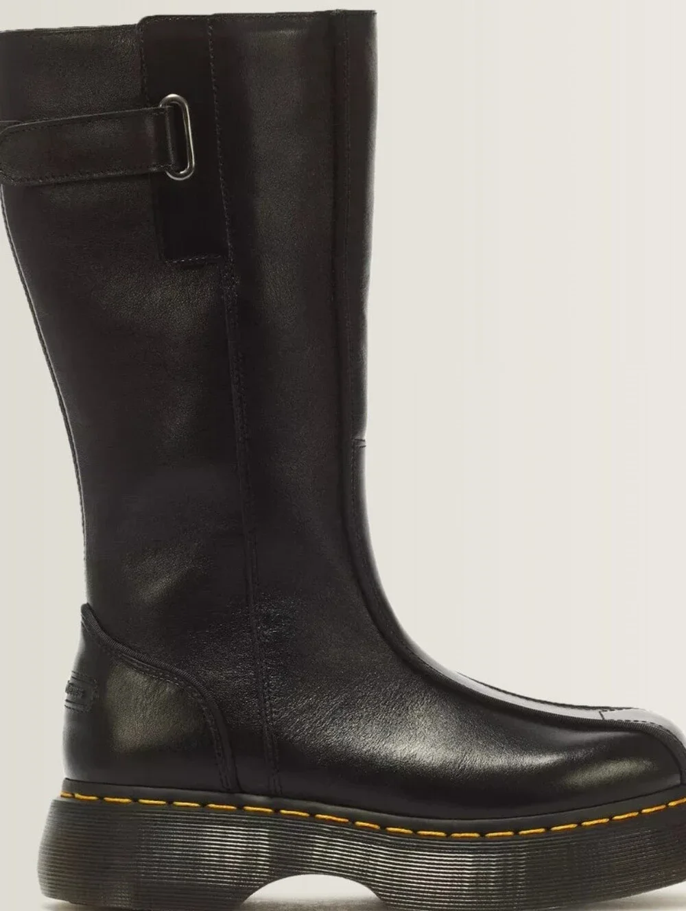 Dr. Martens Buzz Hi Gloss Leather Boots